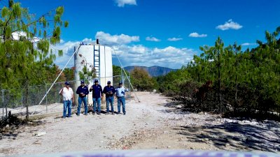 Entrega Jcas sistema integral de agua potable en Baquiriachi