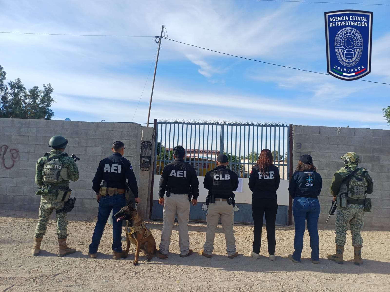 Catean casa del Km 27 por investigación de personas desaparecidas