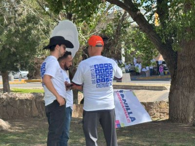 Promocionan a Marco Bonilla en cruce del Perijuv 
