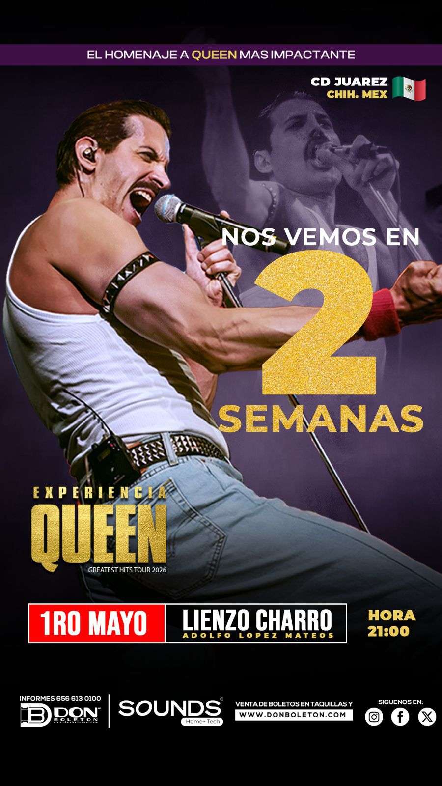 Anuncian experiencia Queen en el Lienzo Charro