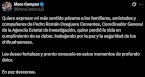 Lamenta Maru fallecimiento de Pedro Oseguera, Director de la AEI