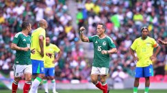 Derrota México a Brasil 3-2 en juego amistoso de leyendas