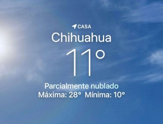 Se esperan nubes con máxima de 28 grados centígrados 