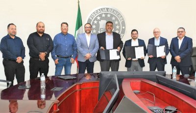 Firma FGE convenio con First Cash para frenar venta de artículos robados