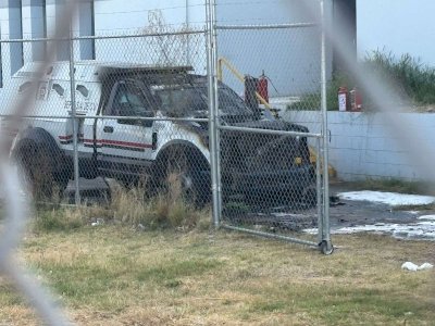 Consume incendio camión de valores en la avenida Equus