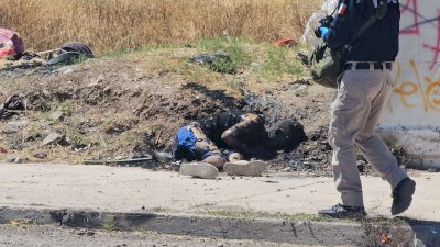 Hallan un calcinado en colonia Punta Oriente