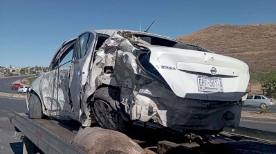 Vuelca y queda lesionado en el periférico R. Almada