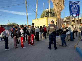 Despliegan operativo en secundaria de NCG por amenaza de tirador