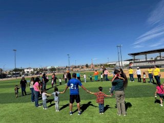 Realiza Ceave convivencia del día del niño en el Polideportivo