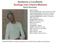 Buscan a Santiago Iván Chavira Medrano; desapareció en Aldama