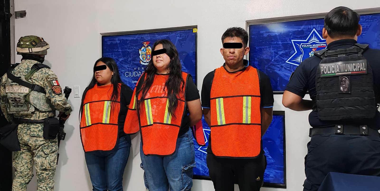 Detienen a tres con media libra de cristal 