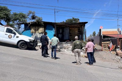 Atienden predio con alto riesgo de incendio en colonia Cerro de la Cruz 