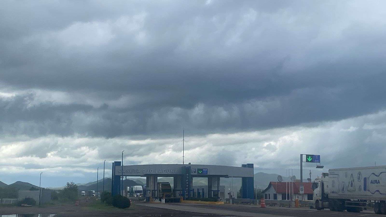 Emiten alerta por fuertes vientos y lluvia para la franja fronteriza 