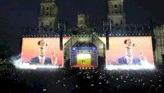 Reúne concierto de 31 Minutos a más de 200 mil en el Zócalo