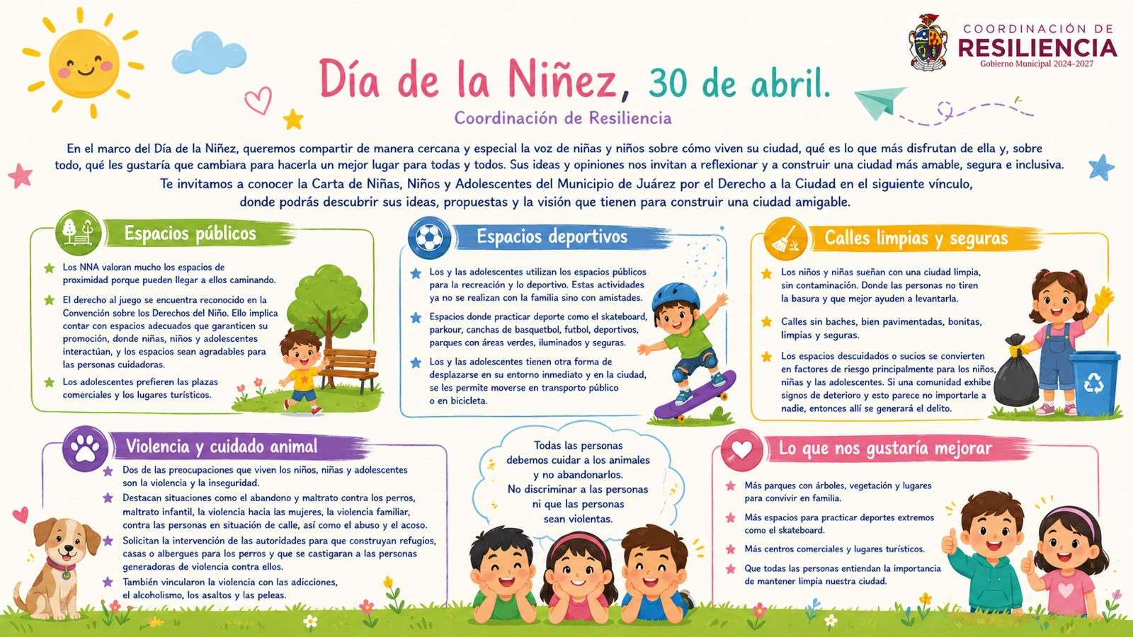 Comparten niñas y niños su visión de Ciudad 