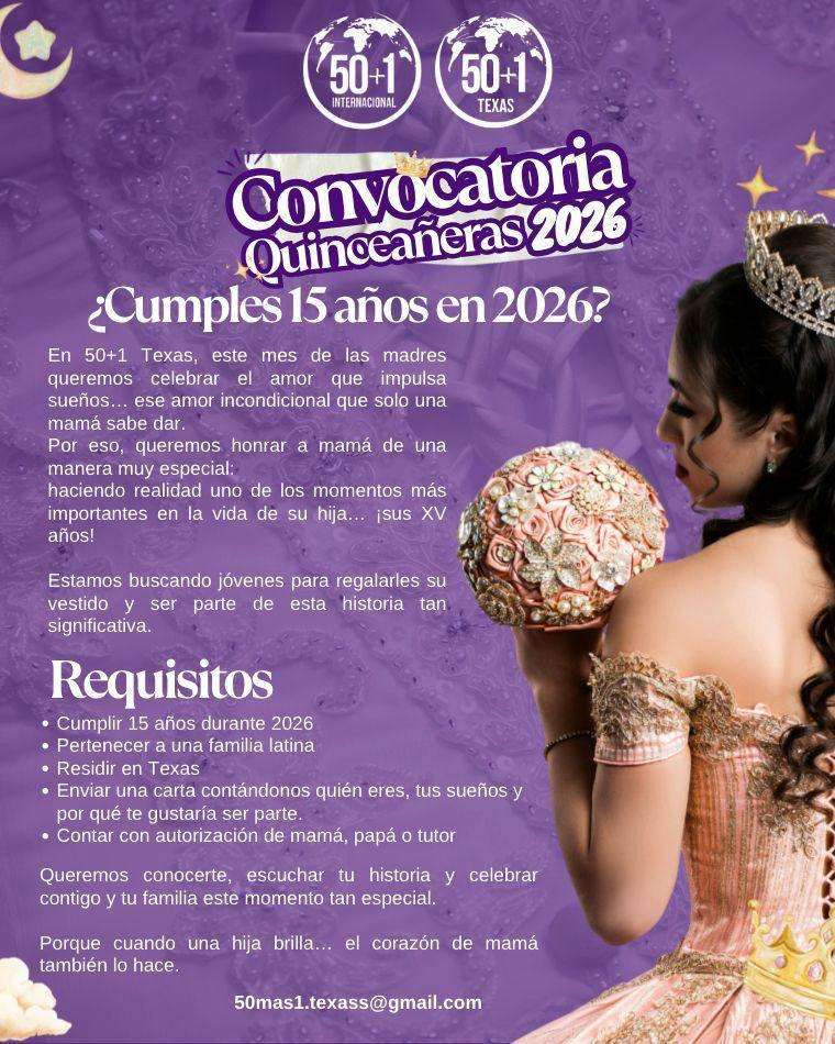Convocan en El Paso a sumarse al proyecto Quinceañeras 2026