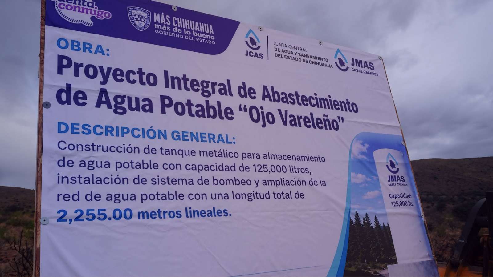 Arrancan Jcas y Jmas Casas Grandes abastecimiento de agua potable 