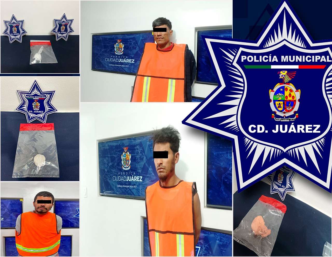Arrestan a tres sujetos con cristal en distintos puntos