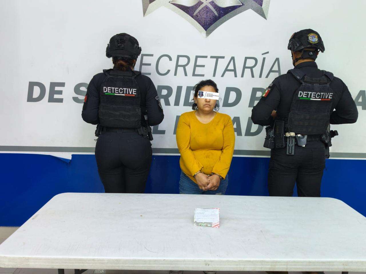 Arrestan a mujer con fentanilo