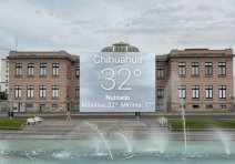Alcanza el termómetro los 32°C con cielo nublado en Chihuahua 