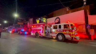 Genera incendio en El Pasito fuerte movilización