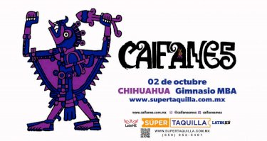 Anuncia Caifanes concierto en Chihuahua este 2 de octubre