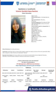 Desaparece jovencita de 15 años en la colonia Junta de los Ríos 