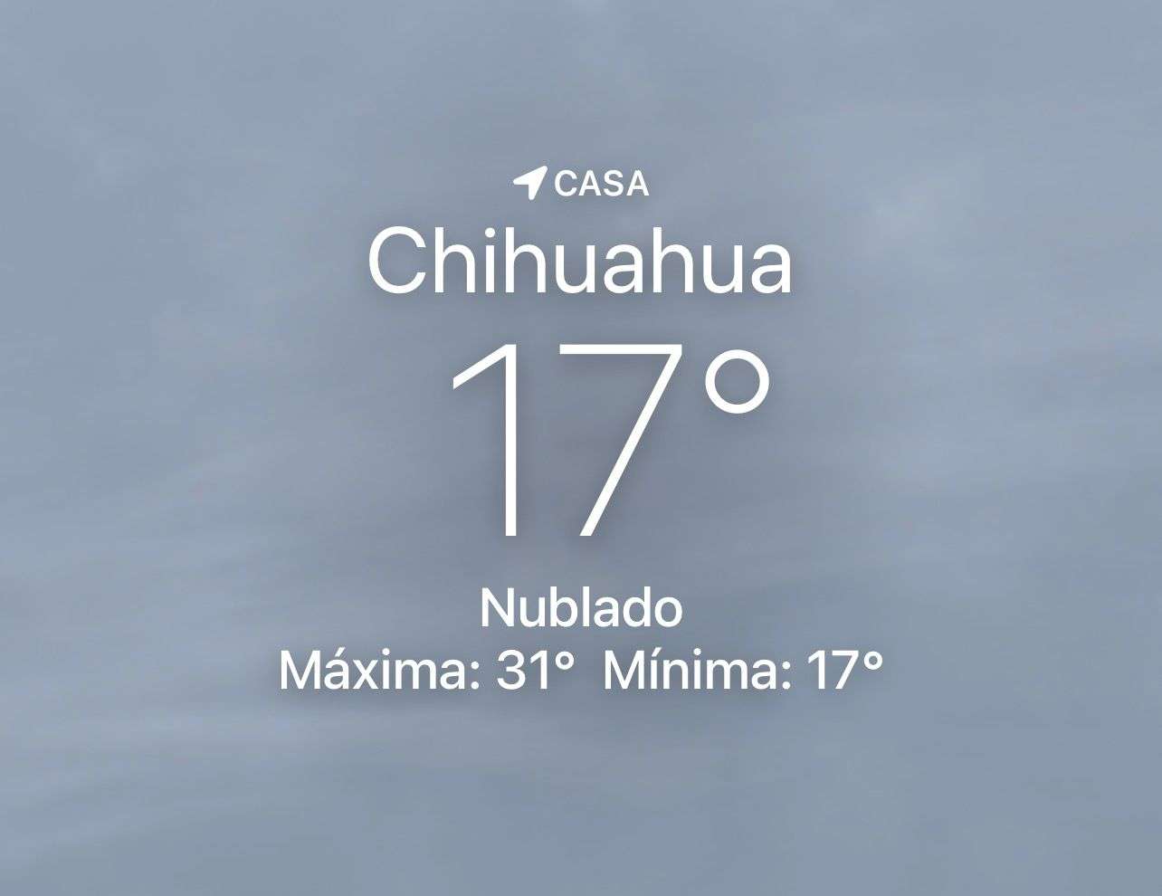 Se espera día nuboso con máxima de 31 grados centígrados 