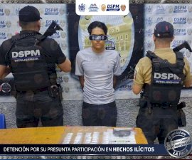 Cae con 50 bolsitas ziploc de cocaína en la colonia Villa
