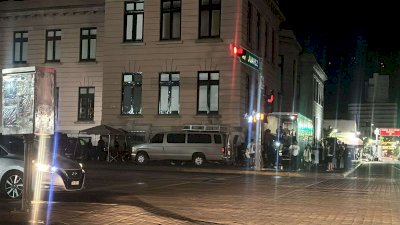 Graban escenas de película de acción en el centro de Chihuahua 