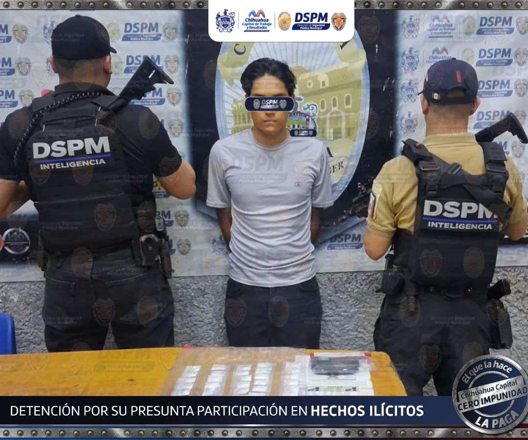 Cae con 50 bolsitas ziploc  de cocaína en la colonia Villa
