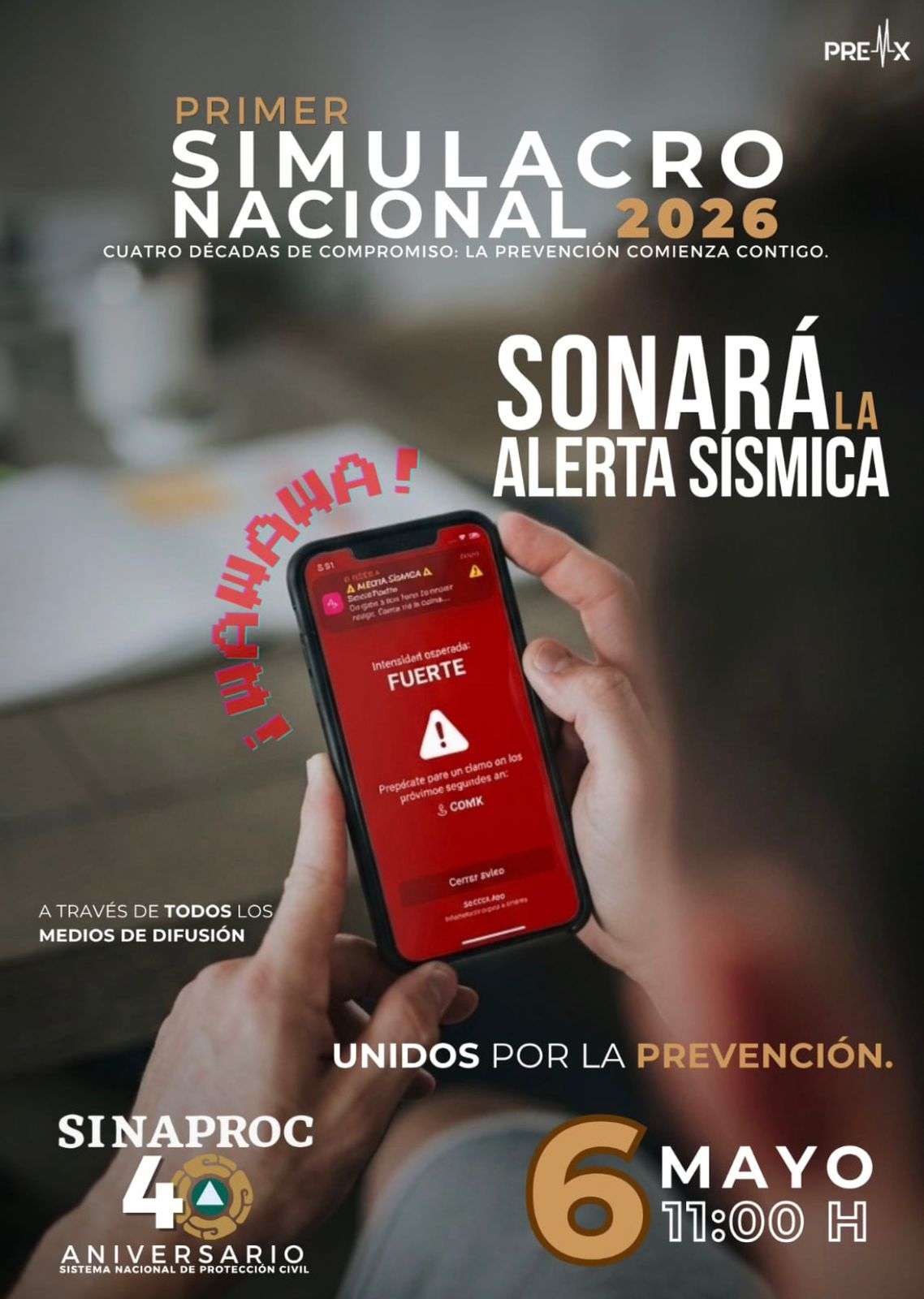 Activan alarmas hoy durante primer Simulacro Nacional
