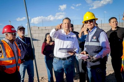 Supervisa Marco Bonilla construcción de la Comandancia Oriente 