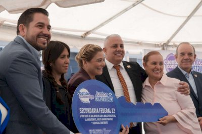 Anuncian ampliación adicional de Secundaria Federal 22 en Juárez 