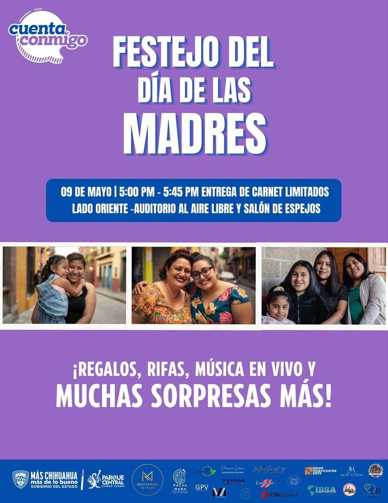 Invitan a celebrar el 10 de Mayo en el Parque Central 