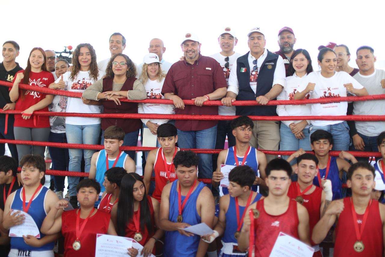Realizan jornada Boxeando por la Paz en la Adolfo López Mateos