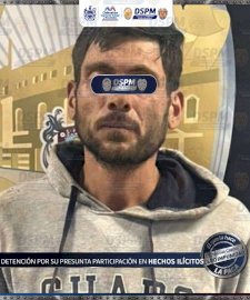 Detienen a conductor de vehículo con reporte de robo tras persecución