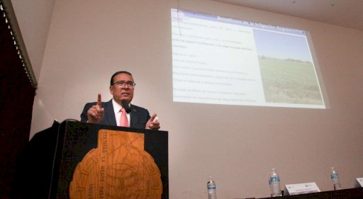 Imparte JCAS conferencia Riego Regenerativo y Recuperación de Acuíferos