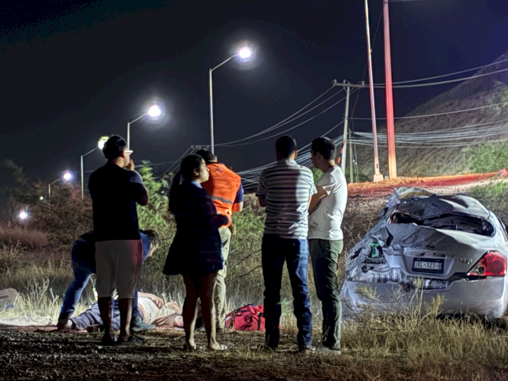 Vuelca y termina herido tras fuerte choque en el Teófilo Borunda