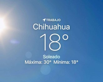 Se espera soleado con máxima de 30 grados centígrados 