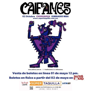 Promete Caifanes concierto que unirá generaciones en Chihuahua 