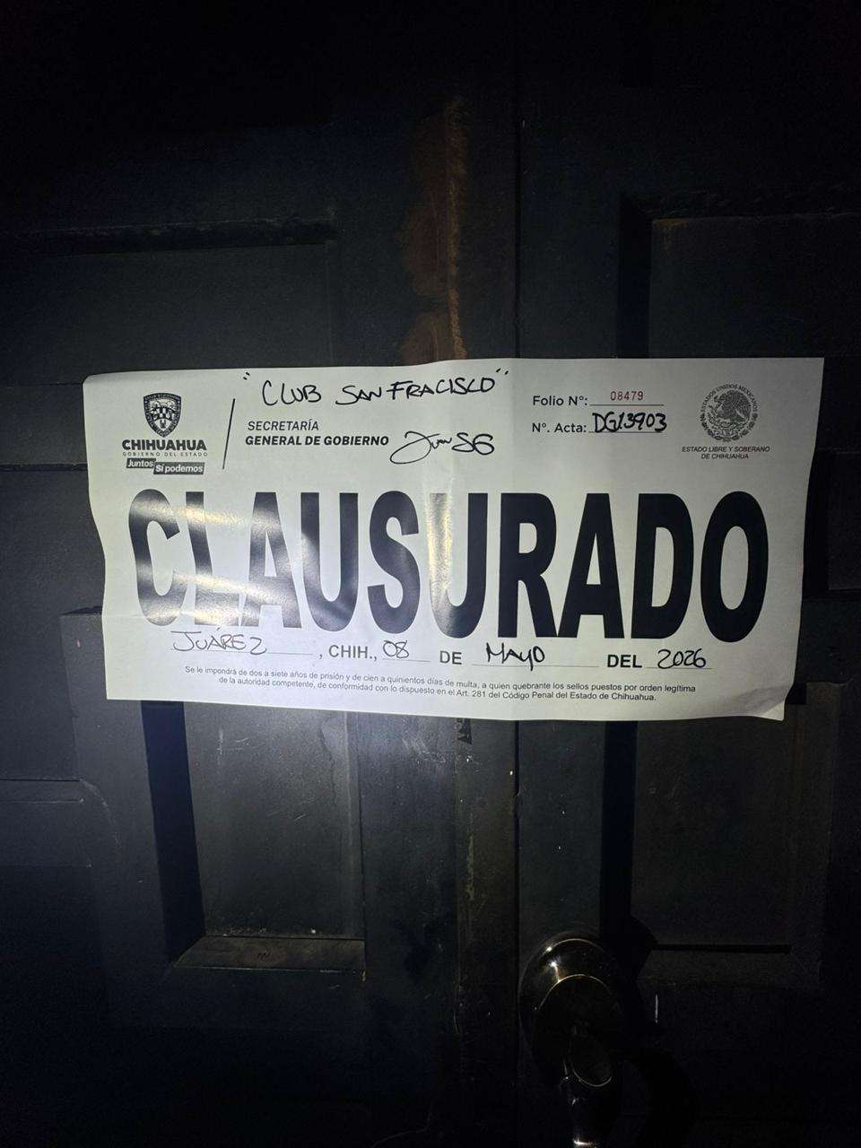 Clausuran la Cervecería 19 por venta de drogas en su interior