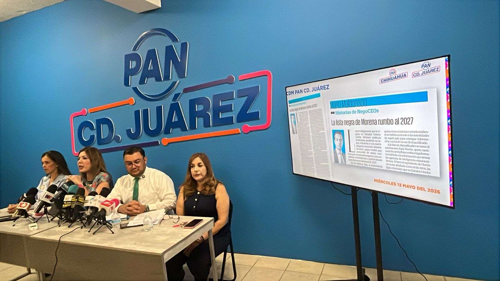 Presenta PAN denuncia contra alcalde Cruz Pérez Cuéllar