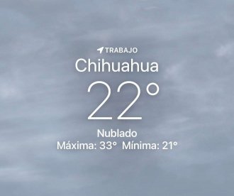 Se espera nuboso con máxima de 33 grados centígrados 