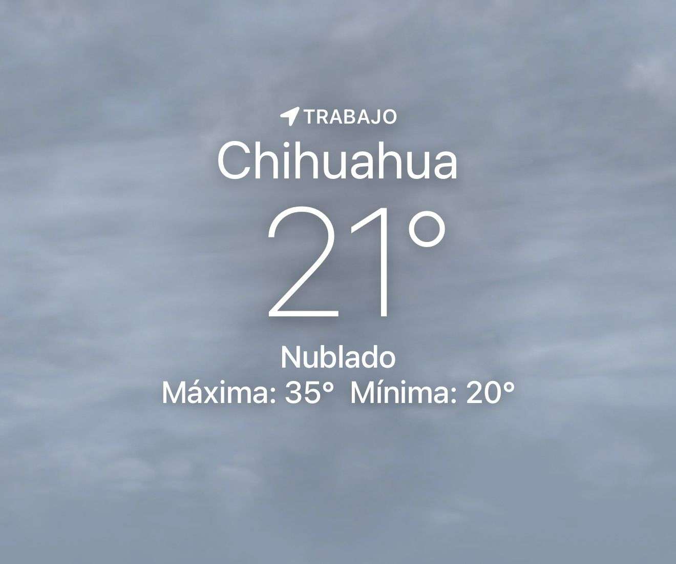 Se espera día nuboso con máxima de 35 grados centígrados 
