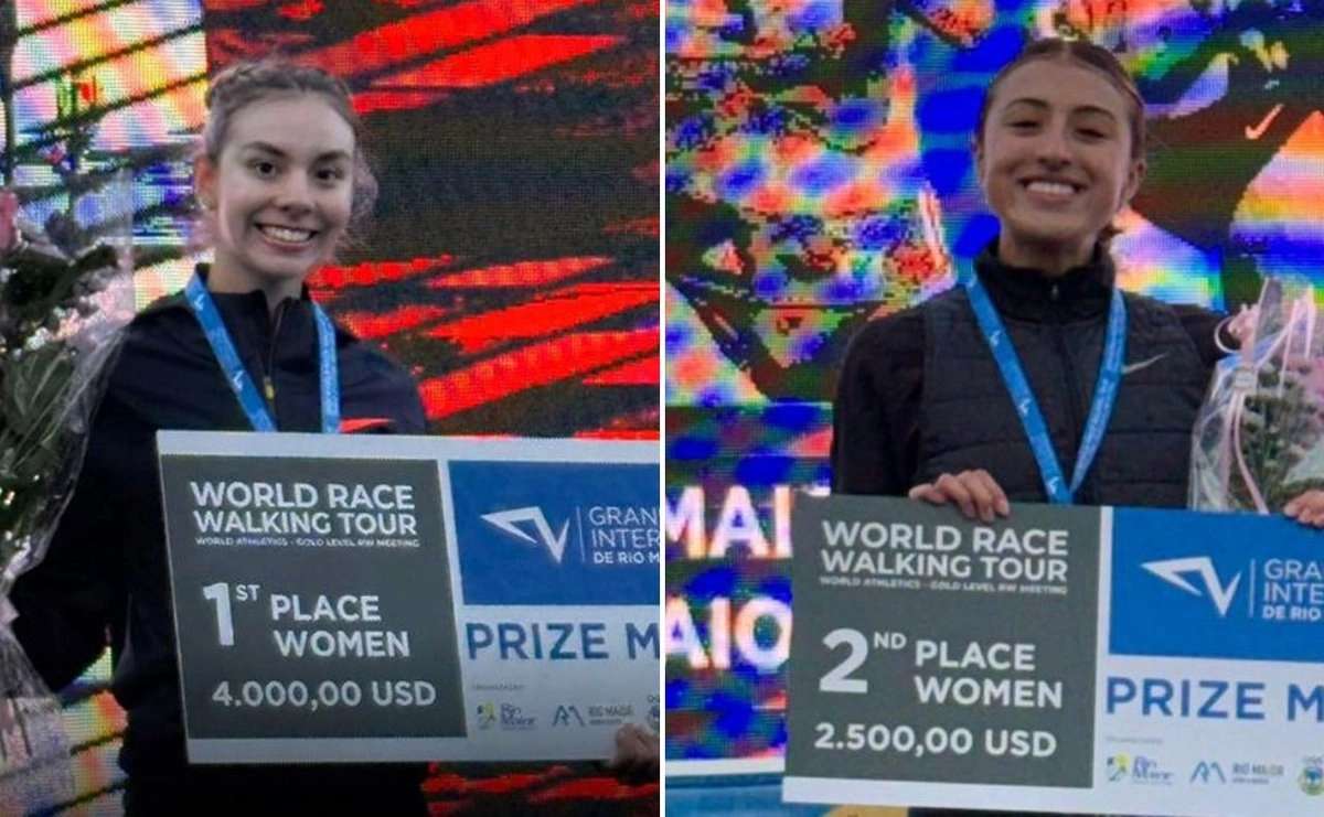 Dominan marchistas mexicanas en medio maratón en Portugal