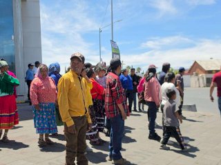 Solo los líderes morenistas llegan en avión, los demás viajaron 24 horas en camión a Chihuahua