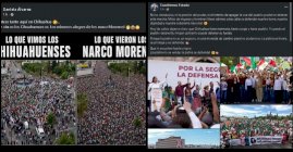 Trasladan Morena y PAN a redes riña por marcha por la Soberanía Nacional