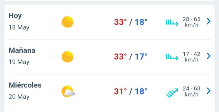 Día soleado con temperatura hasta 33°C en Juárez 