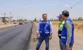 Arrancan trabajos de pavimentación en importantes avenidas de Delicias 